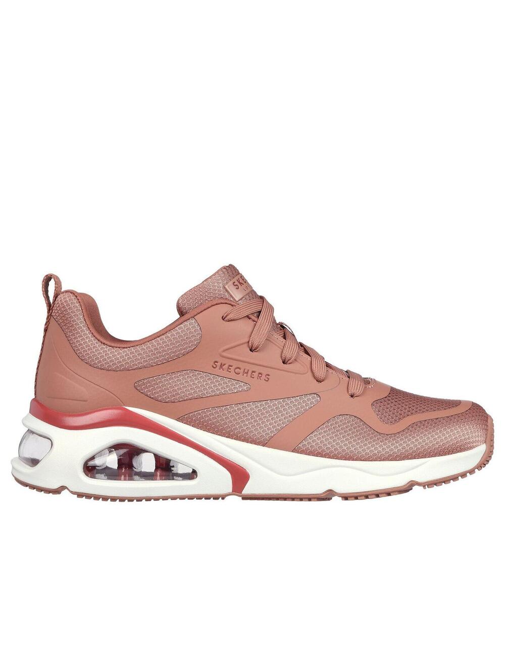 Skechers Tres-Air UNO Revolution-Airy Clay Rose Gold Sneakers Memory Foam - 6.5